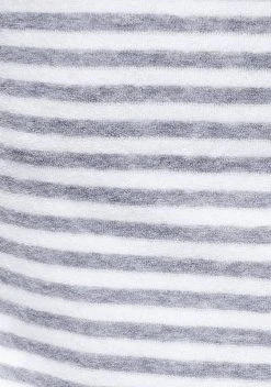 Damenbademantel »Luana«, KangaROOS, mit modernen Streifen Schwarz-grau, Grau-wei&szlig; -KANGAROOS Verkäufe 32440502