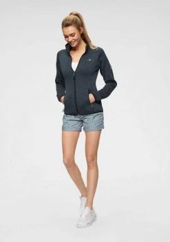 KangaROOS Strickfleecejacke mit Reißverschluss in Kontrastfarbe -KANGAROOS Verkäufe 32477825