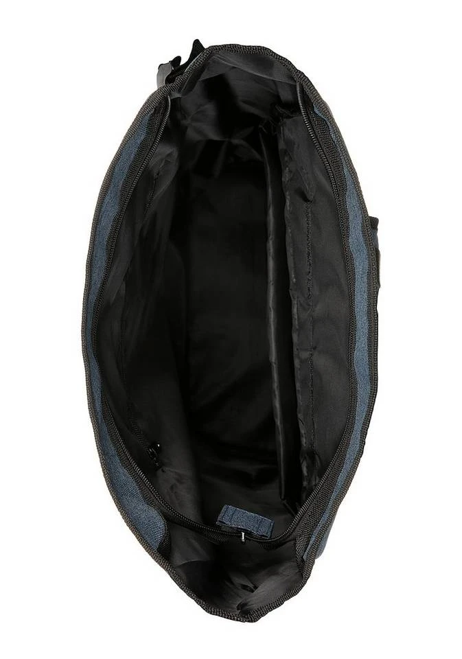 KangaROOS Cityrucksack, mit viel Stauraum und modischem Rolltop Blau, Grau 6 KangaROOS Cityrucksack, mit viel Stauraum und modischem Rolltop Blau, Grau – Bild 4