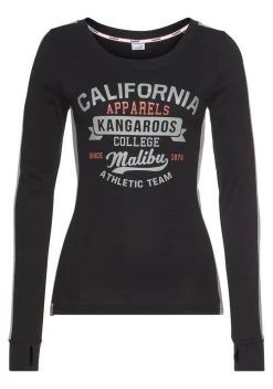 KangaROOS Longsleeve mit großem Label-Print vorne Schwarz-hellgrau-meliert, Hellgrau-meliert-rosa, Marine-weiß 14 KangaROOS Longsleeve mit großem Label-Print vorne Schwarz-hellgrau-meliert, Hellgrau-meliert-rosa, Marine-weiß -KANGAROOS Verkäufe 33404383
