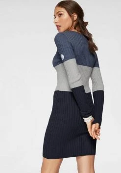 KangaROOS Strickkleid in Rippstrick und Colorblocking-Optik 9 KangaROOS Strickkleid in Rippstrick und Colorblocking-Optik -KANGAROOS Verkäufe 33404925
