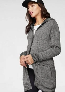 KangaROOS Kapuzenstrickjacke mit aufgesetzten Taschen und breiten Rippbündchen Marine-meliert, Rosa-meliert, Schwarz, Beige-meliert 23 KangaROOS Kapuzenstrickjacke mit aufgesetzten Taschen und breiten Rippbündchen Marine-meliert, Rosa-meliert, Schwarz, Beige-meliert -KANGAROOS Verkäufe 33405933
