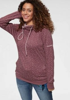 KangaROOS Kapuzensweatshirt mit überlappendem Kapuzen-Kragen Beere-bedruckt, Schwarz-gepunktet, Marine-pink-gepunktet 25 KangaROOS Kapuzensweatshirt mit überlappendem Kapuzen-Kragen Beere-bedruckt, Schwarz-gepunktet, Marine-pink-gepunktet -KANGAROOS Verkäufe 34355647