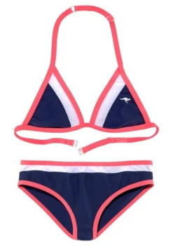 KangaROOS Triangel-Bikini im coolen Colorblocking-Design