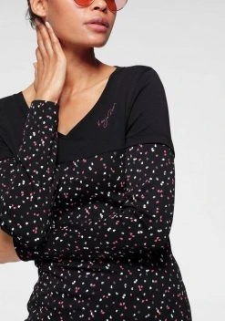 KangaROOS 2-in-1-Langarmshirt mit modischem Uni + Allover-Druck Mix - NEUE KOLLEKTION Mauve, Schwarz, Marine -KANGAROOS Verkäufe 3488c877 4cbf 55b1 a499 5be174d97d7c