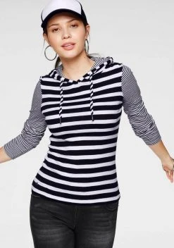 KangaROOS Kapuzenshirt im schönen Streifen-Mix mit passender Kordel Marine-weiß-gestreift, Hellblau-weiß-gestreift, Grün-marine-gestreift, Rosa-weiß-gestreift 13 KangaROOS Kapuzenshirt im schönen Streifen-Mix mit passender Kordel Marine-weiß-gestreift, Hellblau-weiß-gestreift, Grün-marine-gestreift, Rosa-weiß-gestreift -KANGAROOS Verkäufe 35136782