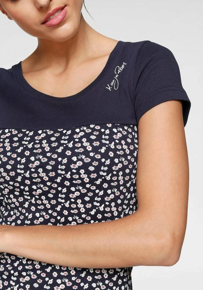 KangaROOS T-Shirt mit verschiedenen Prints Weiß-blau-gestreift, Türkis-gemustert, Blau-weiß-gestreift-geblümt, Marine-gemustert 5 KangaROOS T-Shirt mit verschiedenen Prints Weiß-blau-gestreift, Türkis-gemustert, Blau-weiß-gestreift-geblümt, Marine-gemustert – Bild 3