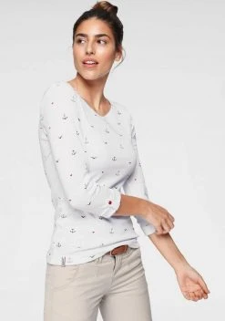 KangaROOS Langarmshirt mit süßem Pünktchen, Vogel und Anker Allover-Print Himbeere-gemustert, Marine-gemustert, Schwarz-gemustert, Weiß-gemustert 10 KangaROOS Langarmshirt mit süßem Pünktchen, Vogel und Anker Allover-Print Himbeere-gemustert, Marine-gemustert, Schwarz-gemustert, Weiß-gemustert -KANGAROOS Verkäufe 35137455