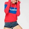 KangaROOS Hoodie mit Markennamen auf der Brust Pink-marine-gestreift, Rot-blau-gestreift -KANGAROOS Verkäufe 35137583