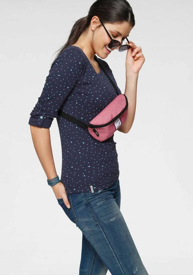 35137756.jpg KangaROOS Langarmshirt mit süßem Pünktchen, Vogel und Anker Allover-Print Himbeere-gemustert, Marine-gemustert, Schwarz-gemustert, Weiß-gemustert -KANGAROOS Verkäufe 35137756