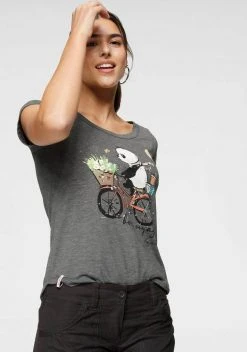 KangaROOS T-Shirt mit liebevollem Panda-Print
