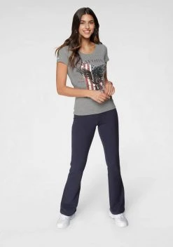 KangaROOS T-Shirt mit großem Flaggen-Front-Print -KANGAROOS Verkäufe 35220715