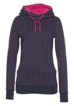 KangaROOS Kapuzensweatshirt mit überlappendem Kapuzen-Kragen Beere-bedruckt, Schwarz-gepunktet, Marine-pink-gepunktet 18 KangaROOS Kapuzensweatshirt mit überlappendem Kapuzen-Kragen Beere-bedruckt, Schwarz-gepunktet, Marine-pink-gepunktet -KANGAROOS Verkäufe 35886583