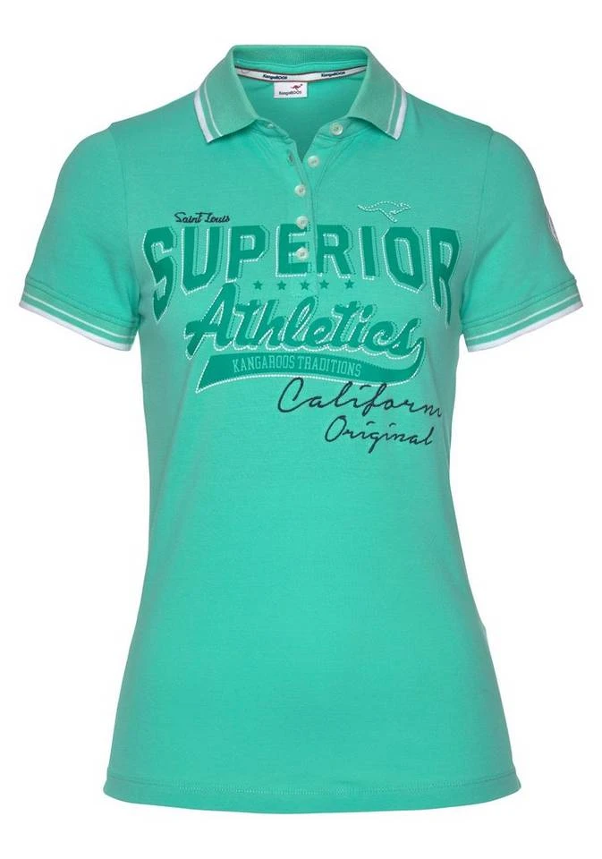 36263552.jpg KangaROOS Poloshirt mit großem Frontdruck Schwarz-bedruckt-weiß-pink-royalblau, Marine, Grün-weiß -KANGAROOS Verkäufe 36263552