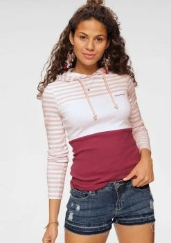 KangaROOS Kapuzenshirt in verspielter Ringel-Optik mit Colorblocking Design Schwarz-weiß-hellgrau, Weiß-marine-rauchblau, Coral-hellgrau-gestreift, Grün-marine-gestreift 11 KangaROOS Kapuzenshirt in verspielter Ringel-Optik mit Colorblocking Design Schwarz-weiß-hellgrau, Weiß-marine-rauchblau, Coral-hellgrau-gestreift, Grün-marine-gestreift -KANGAROOS Verkäufe 36266376