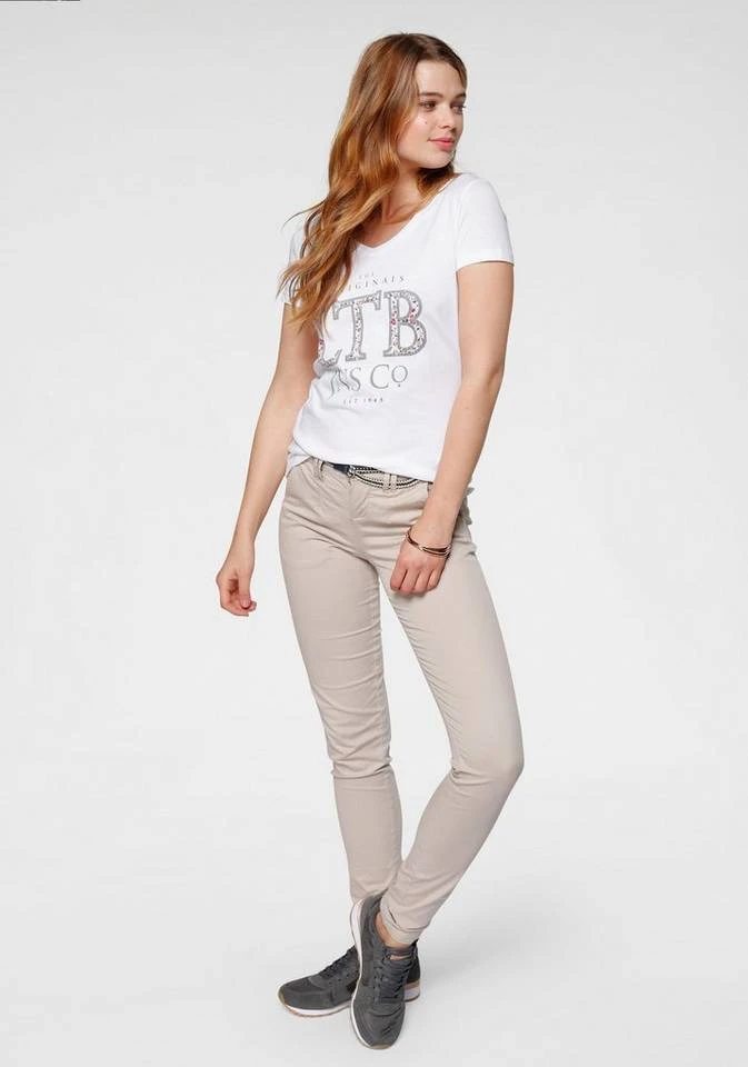 KangaROOS Chinohose (Set, 2-tlg., mit Gürtel) in schmaler Form, mit Kordel zu binden Beige, Schwarz, Weiß, Marine 40 KangaROOS Chinohose (Set, 2-tlg., mit Gürtel) in schmaler Form, mit Kordel zu binden Beige, Schwarz, Weiß, Marine – Bild 38