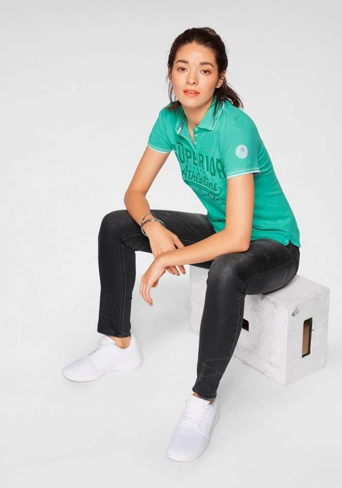 36305711.jpg KangaROOS Poloshirt mit großem Frontdruck Schwarz-bedruckt-weiß-pink-royalblau, Marine, Grün-weiß -KANGAROOS Verkäufe 36305711