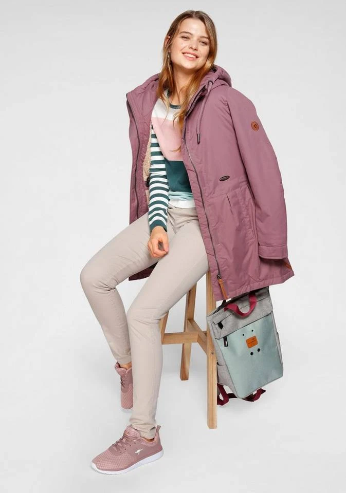 KangaROOS Chinohose (Set, 2-tlg., mit Gürtel) in schmaler Form, mit Kordel zu binden Beige, Schwarz, Weiß, Marine 48 KangaROOS Chinohose (Set, 2-tlg., mit Gürtel) in schmaler Form, mit Kordel zu binden Beige, Schwarz, Weiß, Marine – Bild 46