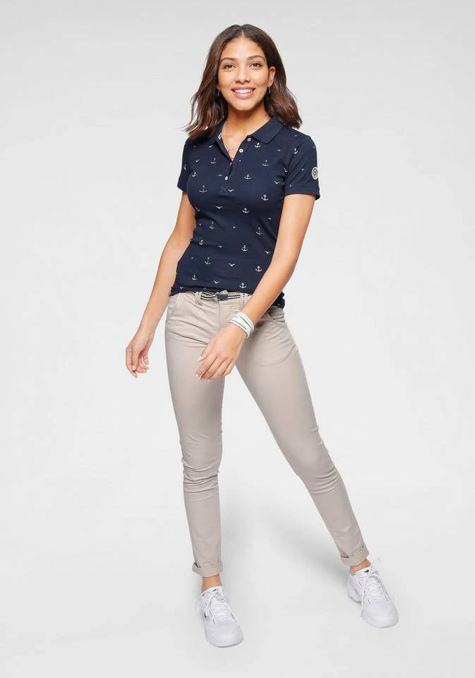 KangaROOS Chinohose (Set, 2-tlg., mit Gürtel) in schmaler Form, mit Kordel zu binden Beige, Schwarz, Weiß, Marine 51 KangaROOS Chinohose (Set, 2-tlg., mit Gürtel) in schmaler Form, mit Kordel zu binden Beige, Schwarz, Weiß, Marine – Bild 49