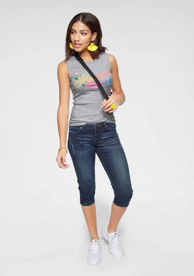 KangaROOS Caprijeans in 7/8 Länge mit destroyed Details Darkblue-used, Blau-denim 10 KangaROOS Caprijeans in 7/8 Länge mit destroyed Details Darkblue-used, Blau-denim – Bild 8