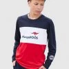 KangaROOS Langarmshirt »im colorblocking Design«