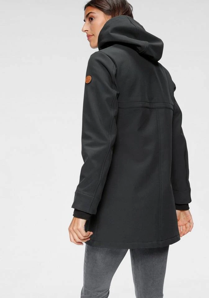 KangaROOS Softshelljacke mit trendigen Zierknöpfen Graublau, Schwarz 5 KangaROOS Softshelljacke mit trendigen Zierknöpfen Graublau, Schwarz – Bild 3