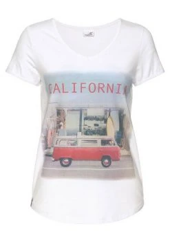 KangaROOS T-Shirt mit sommerlichem Frontprint Wei&szlig; Bus, Wei&szlig; K&auml;fer -KANGAROOS Verkäufe 4675d3f1 241a 56cc 9bda 5651da073d2b