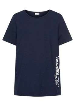 KangaROOS T-Shirt Große Größen Schwarz-weiß, Weinrot, Fuchsia, Marine