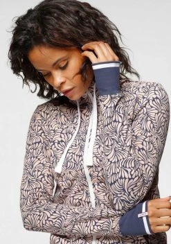 KangaROOS Sweatjacke mit modischem Allover-Druck und Stehkragen Schwarz-weiß, Jeansblau-rosa -KANGAROOS Verkäufe 4ad6fbeb 32a2 5465 a37d f9ab2154b311