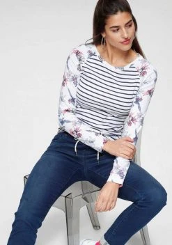 KangaROOS Langarmshirt im angesagtem Mustermix Schwarz, Weiß-marine-gestreift, Himbeere 18 KangaROOS Langarmshirt im angesagtem Mustermix Schwarz, Weiß-marine-gestreift, Himbeere -KANGAROOS Verkäufe 4b35725d cf05 559d bfd3 05642632d0aa