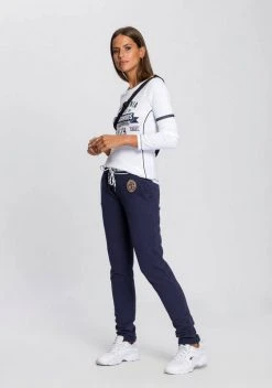 KangaROOS Jogginghose mit lässigem Beinaufschlag Marine-wei&szlig;, Anthrazit, Ecru-meliert -KANGAROOS Verkäufe 4ce7d2ca c1da 52bc a116 f937cca52dc4
