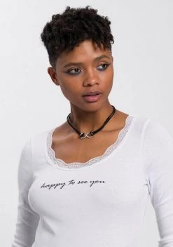 KangaROOS T-Shirt mit Spitzenband am V-Ausschnitt & 3/4-Arm - NEUE KOLLEKTION Schwarz, Weiß 4 KangaROOS T-Shirt mit Spitzenband am V-Ausschnitt & 3/4-Arm - NEUE KOLLEKTION Schwarz, Weiß -KANGAROOS Verkäufe 4f1cbe88 abbc 5dae b23e 97cf4fe850ef