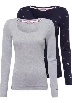 KangaROOS Langarmshirt (Packung, 2er-Pack) im Doppelpack 1x uni + 1x bedruckt - NEUE KOLLEKTION Weiß-schwarz, Marine-hellgrau-meliert 7 KangaROOS Langarmshirt (Packung, 2er-Pack) im Doppelpack 1x uni + 1x bedruckt - NEUE KOLLEKTION Weiß-schwarz, Marine-hellgrau-meliert -KANGAROOS Verkäufe 4f4e6629 9cd3 59fa a95a ca00da550f9b