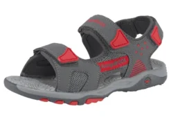 KangaROOS »K-Celtic« Sandale Grau-rot, Dunkelblau-lime