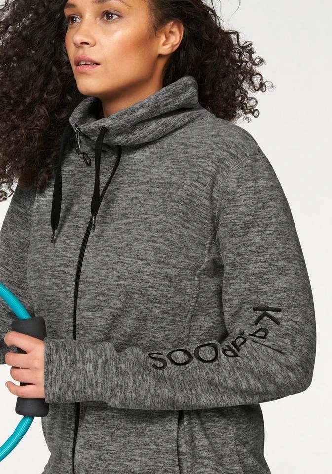 KangaROOS Fleecejacke »FLEECEJACKE« Große Größen Marine (Fleecejacke aus nachhaltigem Material), Anthrazit (Fleecejacke aus nachhaltigem Material), Anthrazit, Marine 5 KangaROOS Fleecejacke »FLEECEJACKE« Große Größen Marine (Fleecejacke aus nachhaltigem Material), Anthrazit (Fleecejacke aus nachhaltigem Material), Anthrazit, Marine – Bild 3