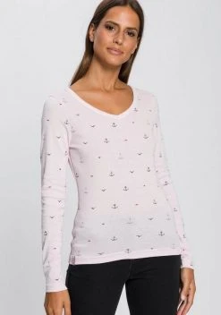 KangaROOS Langarmshirt mit hanseatischem Alloverdruck - NEUE KOLLEKTION Rosa-meliert, Marine 10 KangaROOS Langarmshirt mit hanseatischem Alloverdruck - NEUE KOLLEKTION Rosa-meliert, Marine -KANGAROOS Verkäufe 51dea7e5 8451 5bf5 b338 f66eab10ac80