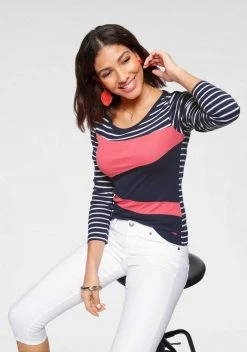 KangaROOS Langarmshirt in tollem Color-Blocking-Design Schwarz-grau, Marine-weiß-lachs -KANGAROOS Verkäufe 52727565 3f46 5208 94c0 43f46e322cfc