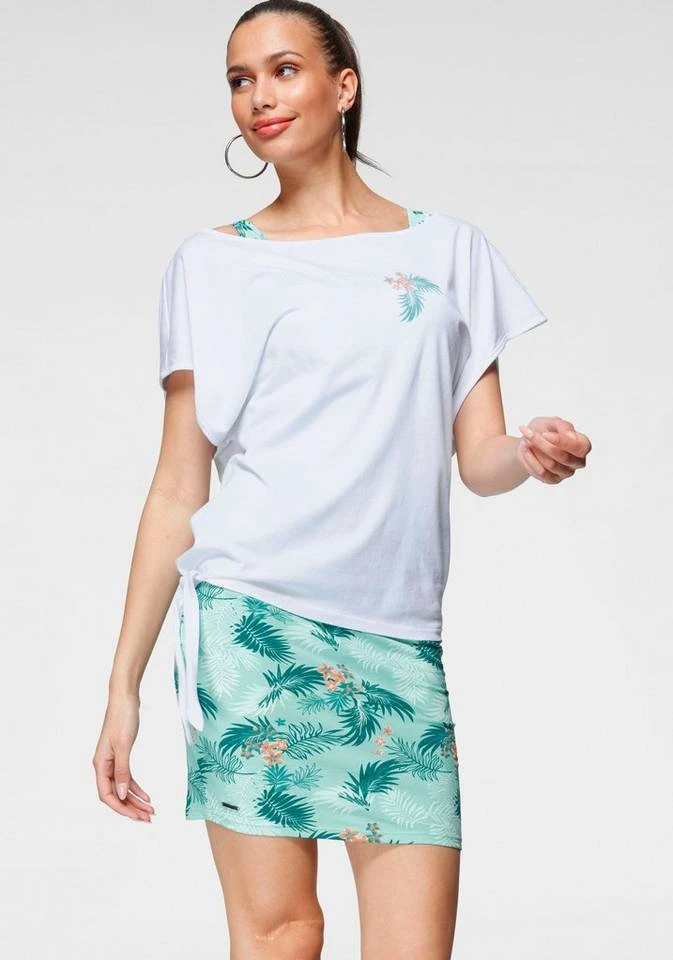 KangaROOS Jerseykleid (2-tlg) im Set mit sommerlichem Shirt zum Knoten - NEUE KOLLEKTION 3 KangaROOS Jerseykleid (2-tlg) im Set mit sommerlichem Shirt zum Knoten - NEUE KOLLEKTION