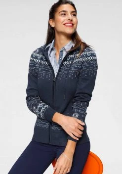 KangaROOS Jacquardstrickjacke im Norweger-Design Grau-meliert-rosa, Marine-weiß -KANGAROOS Verkäufe 5419d424 dad0 5b4b bef6 dfe4e54966de