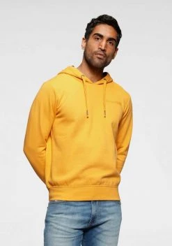 KangaROOS Kapuzensweatshirt unifarben Gelb, Marine