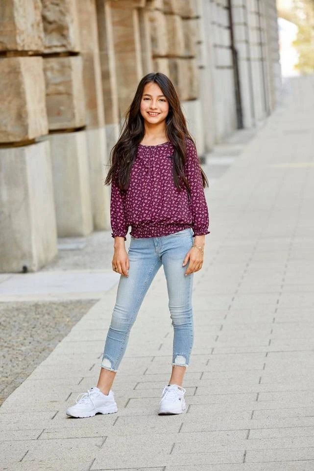 KangaROOS 3/4-Arm-Shirt mit gesmoktem Saumbündchen 6 KangaROOS 3/4-Arm-Shirt mit gesmoktem Saumbündchen – Bild 4