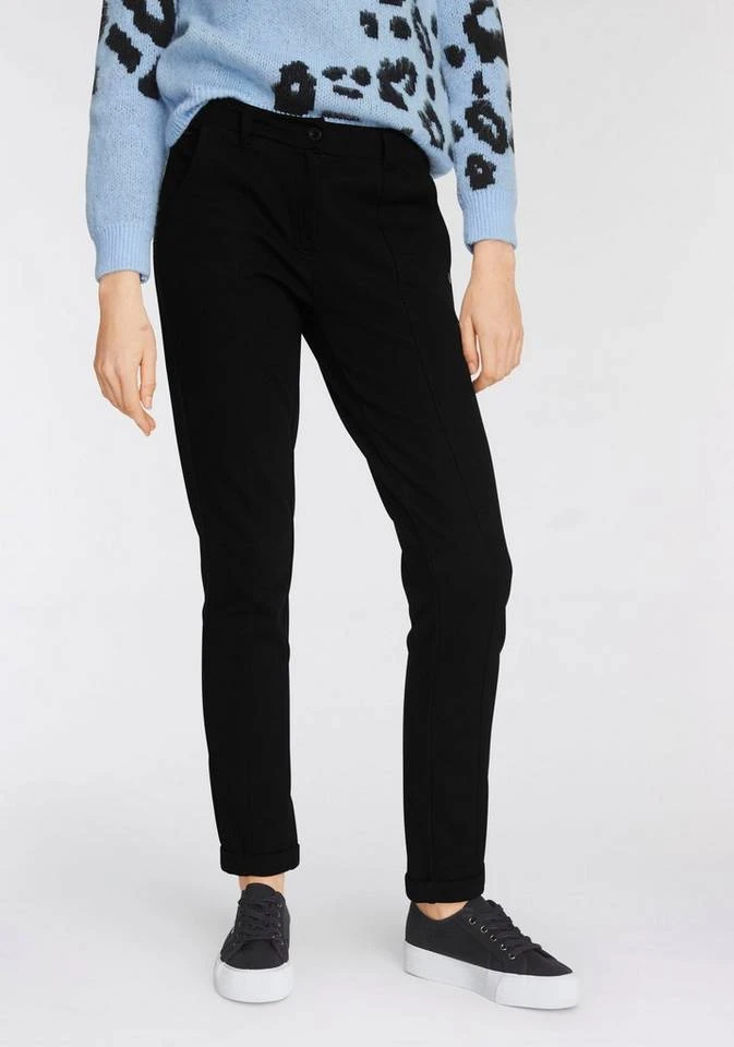 KangaROOS Bundfaltenhose mit Aufschlag am Saum Schwarz, Marine 16 KangaROOS Bundfaltenhose mit Aufschlag am Saum Schwarz, Marine – Bild 14