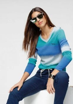 KangaROOS V-Ausschnitt-Pullover in modischem Melange Strick -KANGAROOS Verkäufe 57a426d2 f41e 58ef 9fde c42fb3ad8b55