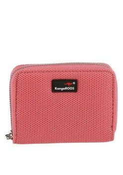 KangaROOS Geldbörse, im praktischem Format Blau, Schwarz, Koralle