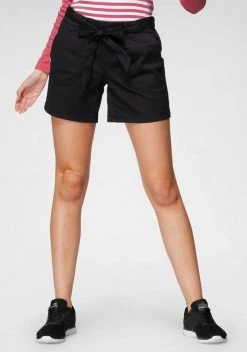 KangaROOS Schlupfhose (2-tlg) in Kurzform mit Bindeband-Gürtel - NEUE KOLLEKTION Graugrün, Schwarz, Marine