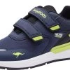 KangaROOS »KD-Rah V« Sneaker Navy-lime, Olivgr&uuml;n-orange