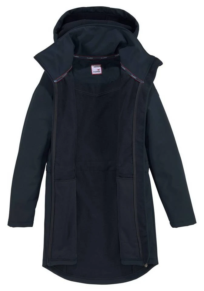 KangaROOS Softshelljacke mit versteckt, verstaubarer Kapuze Schwarz, Rosa, Marine, Graublau 10 KangaROOS Softshelljacke mit versteckt, verstaubarer Kapuze Schwarz, Rosa, Marine, Graublau – Bild 8
