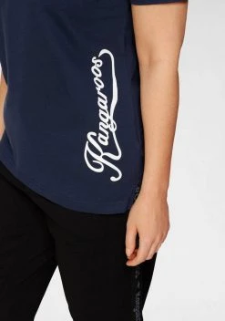 KangaROOS T-Shirt Große Größen Schwarz-wei&szlig;, Weinrot, Fuchsia, Marine -KANGAROOS Verkäufe 5c91e968 2ab2 5f34 affd 0110359aab9c