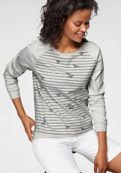 KangaROOS Sweatshirt mit modischem Möven-Streifen-Mix - NEUE KOLLEKTION -KANGAROOS Verkäufe 5d2cd40a fc46 5cc1 a5f2 a07716099f80