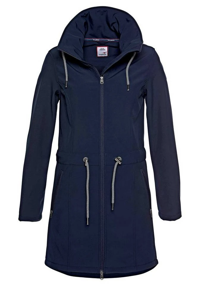 KangaROOS Softshelljacke mit versteckt, verstaubarer Kapuze Schwarz, Rosa, Marine, Graublau 8 KangaROOS Softshelljacke mit versteckt, verstaubarer Kapuze Schwarz, Rosa, Marine, Graublau – Bild 6